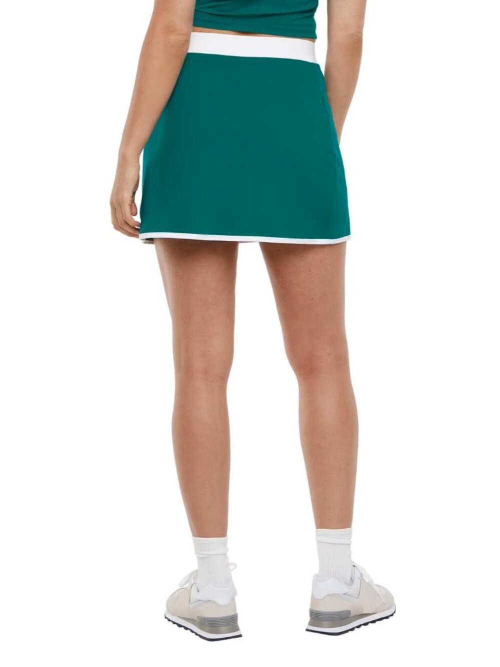 NWT GapFit Side Slit Skort Green and White Size S - Picture 2 of 8